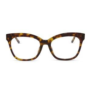 DIFF Eyewear X JJD Tortoise Shell Winston Blue Light Glasses